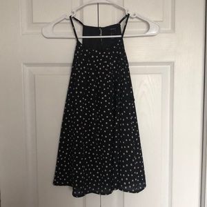 Black Polka Dot Blouse